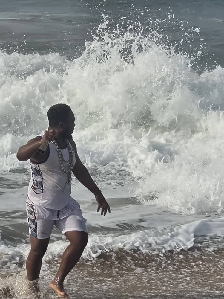 Beach initiation ceremony